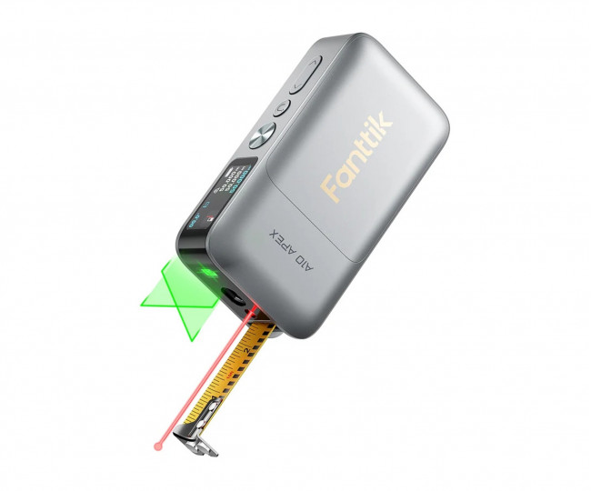 Розумна лазерна рулетка 3-в-1 Fanttik A10 Apex 3-in-1 Laser Distance Meter